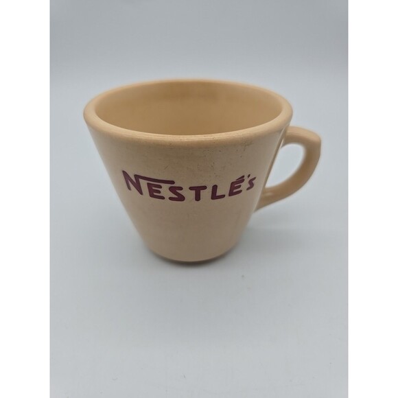 Nestle's Incaware Shenango China 3" Restaurantware Coffee Cup Mug Stoneware - Picture 10 of 10